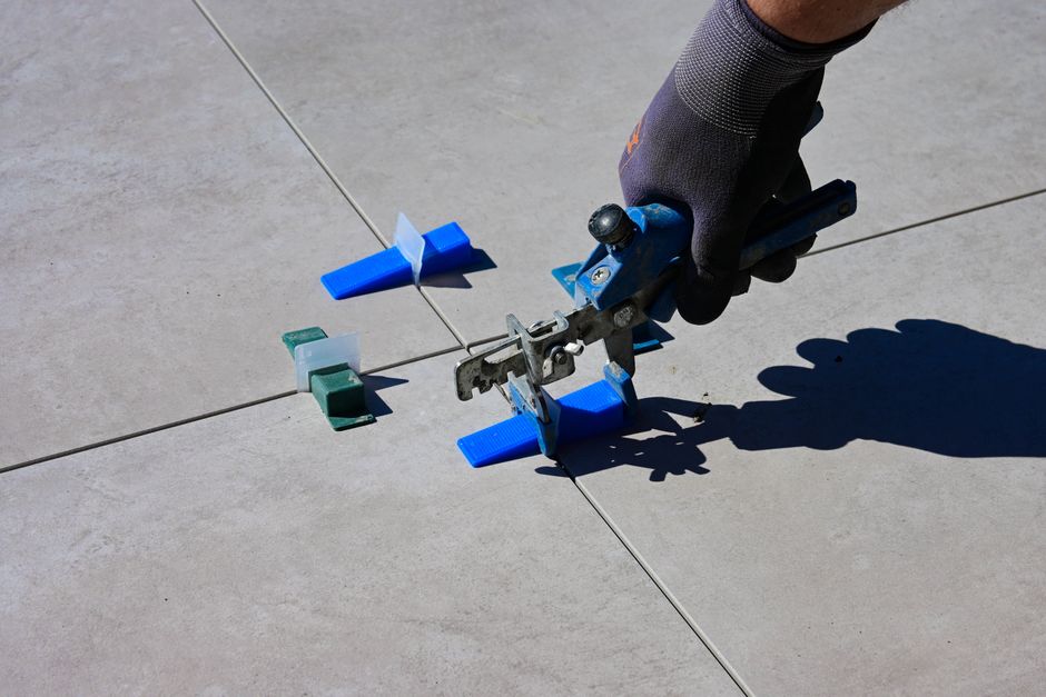 Du carrelage et un espace de soin